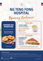 ✨ Délifrance Opening Promotions at Ng Teng Fong General Hospital
