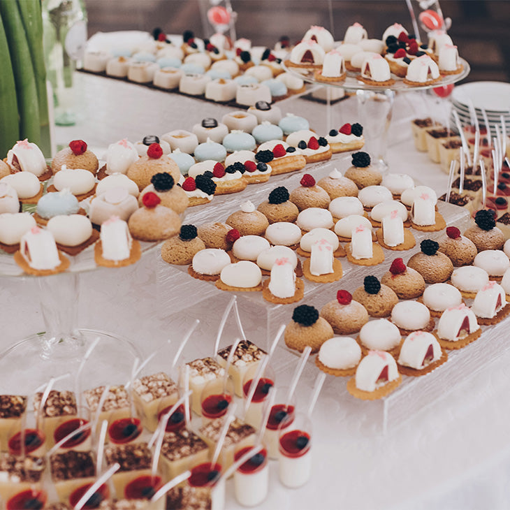 Image of a dessert table at a wedding