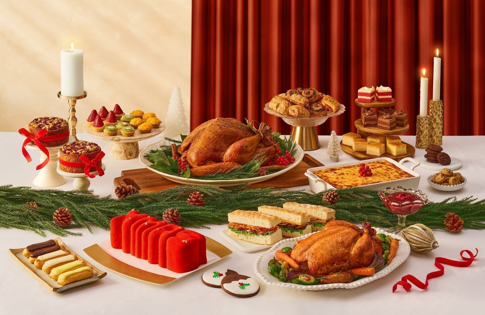 Festive Bundles & Christmas Log Cakes 2025 | Singapore Takeaway & Catering