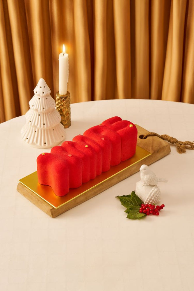 Rudolph's Red Velvet Lychee Log Cake (9'')